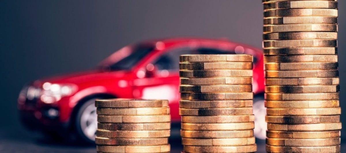 SAD – Will My Car Insurance Go Up? coins and red car
